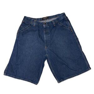 Vintage Y2K Polo Jeans Co. Mens Denim Shorts Size 38 Blue By Ralph Lauren